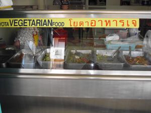 The food offer - everyday something different. at Jay House in Chumphon