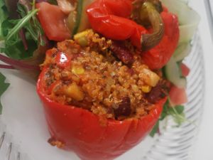 Gefüllte Paprika at Zimtzicke in Munich