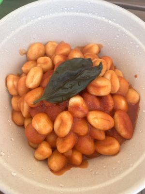 Gnocchi al pomodoro  at Bar Il Gabbiano in Capri