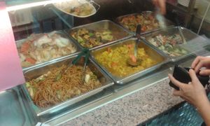 Food counter... at Delicious Vegetarian in New Territories