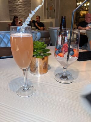 Vegan cocktails at Titanic Spa in Huddersfield