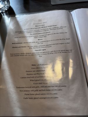 Mains  at Titanic Spa in Huddersfield