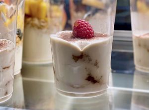 Panna Cotta at Vegitalian in Salzburg