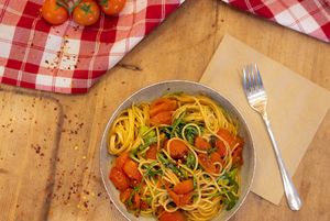 Pasta at Vegitalian in Salzburg