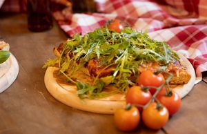 Pizza al trancio at Vegitalian in Salzburg