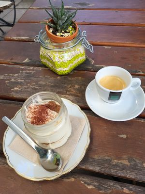 Tiramisu at Vegitalian in Salzburg