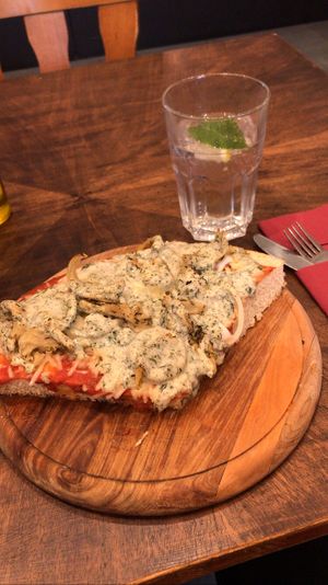 Pizza Greca  at Vegitalian in Salzburg