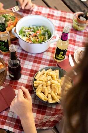 Carbonara  at Vegitalian in Salzburg