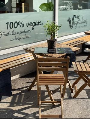 Outdoor  at Vegitalian in Salzburg