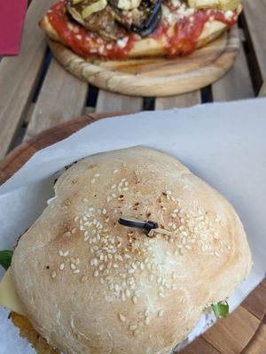 No Chicken Burger  at Vegitalian in Salzburg