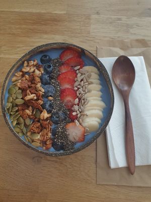 Espirulina Bowl at Tinobu in Valencia