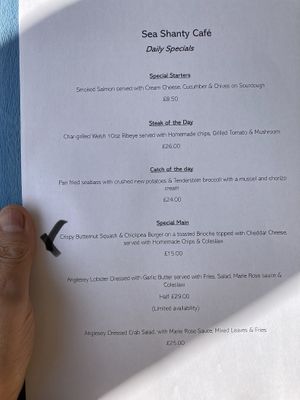 Vegan Burger £15   at Sea Shanty  in Holyhead