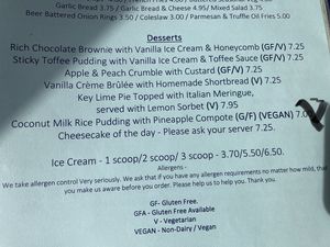 They also offered a few vegan ice creams   at Sea Shanty  in Holyhead