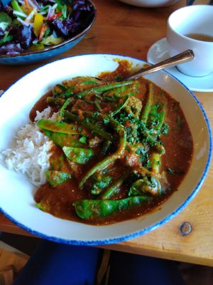 Green curry at Sea Shanty  in Holyhead
