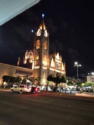 Nice view on the temple at Alta Fibra in Guadalajara