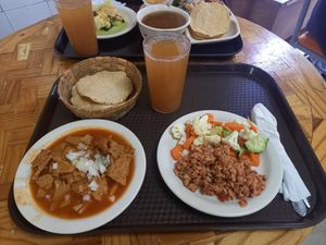 I took an menu economico at Alta Fibra in Guadalajara