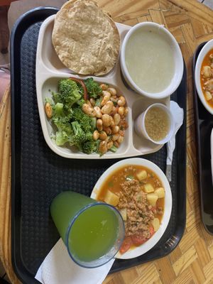 All vegan, a lot of food we could have shared and ordered a couple of vegan tacos   at Alta Fibra in Guadalajara