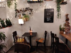 Déco de Noël at Marbo Coffee in De Panne