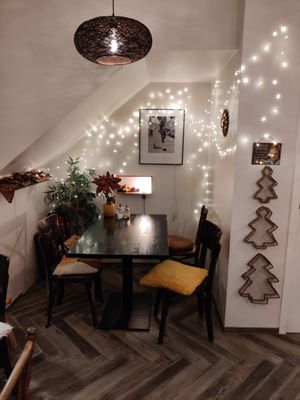 Déco de Noël at Marbo Coffee in De Panne