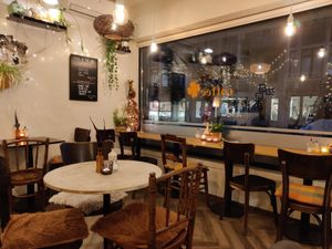 Déco de Noël at Marbo Coffee in De Panne