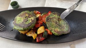 vegan burger for 65 kn at Balbi in Rovinj