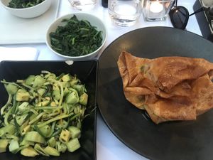 In the cake are a lot of veggies  at Balbi in Rovinj