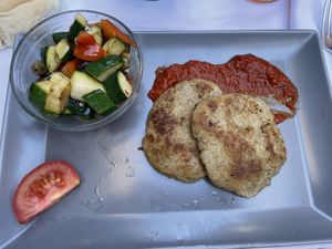 Burger dish  at Balbi in Rovinj