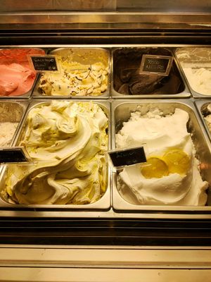 Flavors at Madonna Gelateri in Girona