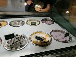Flavours at Madonna Gelateri in Girona