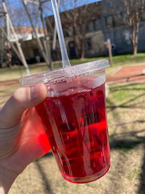 Herbal Raspberry Hibiscus Tea at Downtown D'Lites Cafe in Kilgore