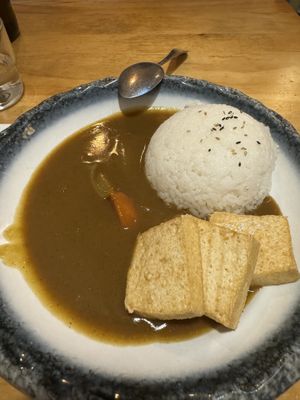 Tofu curry   at Bentoya in Edinburgh