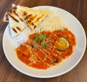 Tikka Masala-veggie option!  So yummy!! at Crimson Curry cafe in Rhinelander