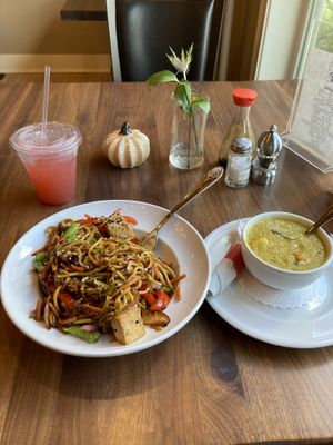   at Crimson Curry cafe in Rhinelander