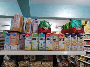 Plant milk at Sina Market in Dahab