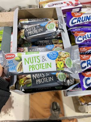 Vegan Protein bars  at Sina Market in Dahab