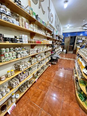 Shelves  at Back to Nature in Dahab