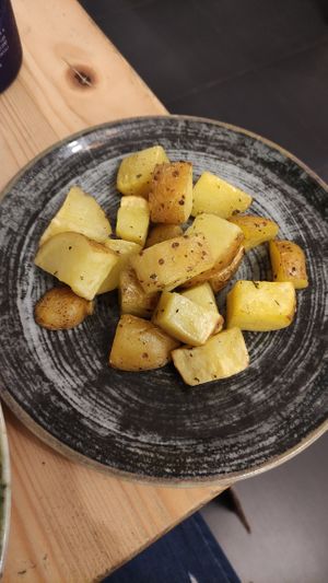 Potatoes at Idem Con Patate in Turin
