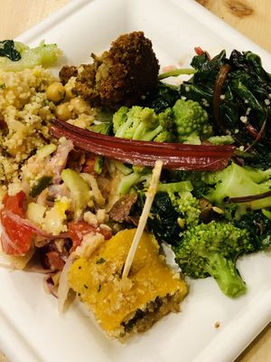 Some vegan tapas  at Idem Con Patate in Turin