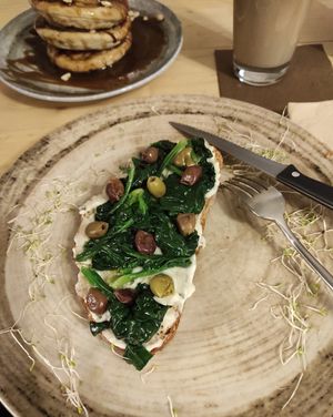 Bruschettone cremoso at Idem Con Patate in Turin