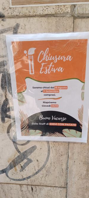  at Idem Con Patate in Turin