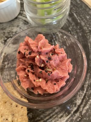 Hummus barbabietola   at Idem Con Patate in Turin