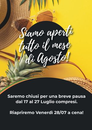 Vi ricordiamo che SAREMO APERTI TUTTO AGOSTO! 😍 Ci prendiamo una piccola pausa a Luglio dal 17 a 27. Torniamo operativi Venerdì 28 a cena!

Godiamoci l’estate insieme 💚 at Idem Con Patate in Turin