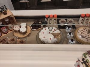 The desert buffet at Idem Con Patate in Turin