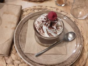 Chocolate cream at Idem Con Patate in Turin