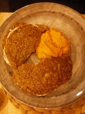 Lentil crepes #Veganuary at Idem Con Patate in Turin