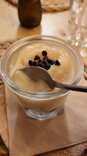 Pineapple & coconut crumble at Idem Con Patate in Turin