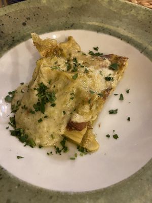 Lasagnetta di asparagi  at Idem Con Patate in Turin