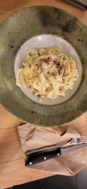 Carbonnara at Idem Con Patate in Turin