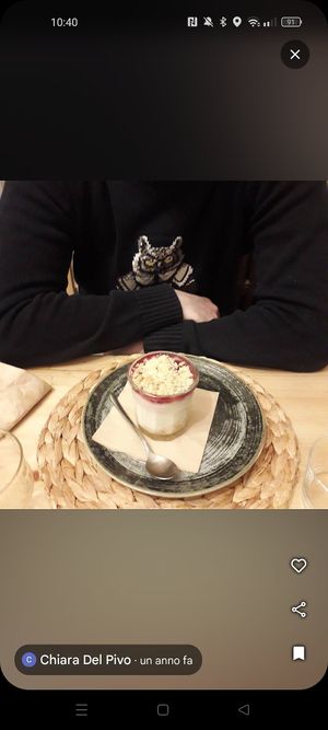 Raspeberry cheesecake at Idem Con Patate in Turin