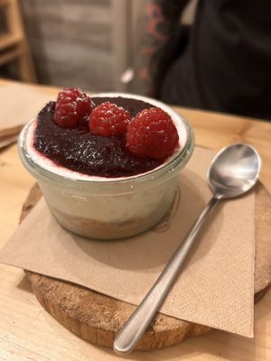 Cheesecake  at Idem Con Patate in Turin